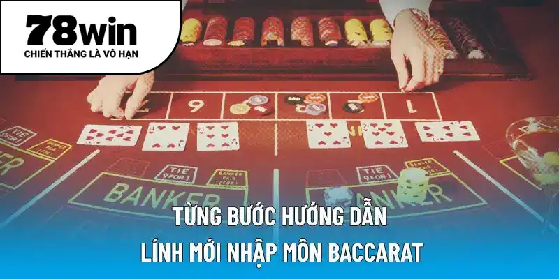 Từng bước hướng dẫn lính mới nhập môn Baccarat