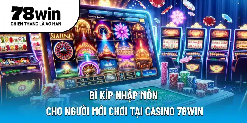 Bí kíp nhập môn cho người mới chơi tại casino 78WIN
