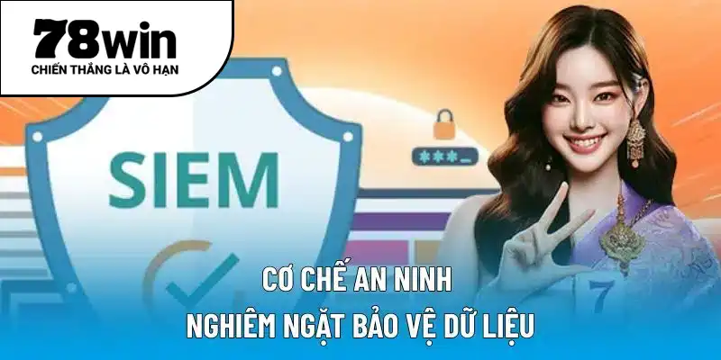 Cơ chế an ninh nghiêm ngặt bảo vệ dữ liệu